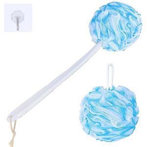 Zachte Badspons en Douchespons 42 cm - Peelingspons met Anti-Slip Handvat