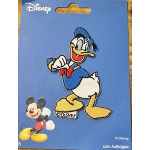 Applicatie - Stofapplicatie - Donald Duck - 8 x 5 cm - Strijkembleem