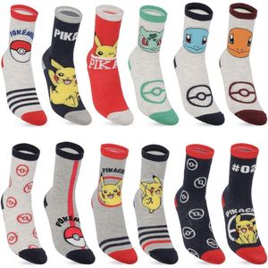 Comfortabele Katoenen Kindersokken - 12 Paar voor Jongens