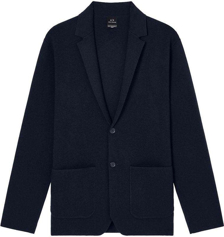 Armani Exchange - Blazer Trui - Diepblauw - Volwassen - Streetwear