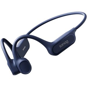 Sercano Bone Conduction Headphone - IPX8 Waterdicht - 32GB Geheugen - Geschikt Voor Zwemmen - 8 Uur Batterijduur - Sport & Fitness - Blauw