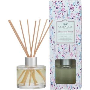 Greenleaf Geurstokjes / Reed Diffuser Prosecco Plum