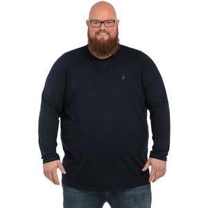 Alca 1-pack T Shirt heren lange mouw Ronde hals Zwart 8XL-B buikmaat 169 -174 cm. Het perfect passende Tshirt voor een buikmaatje meer.