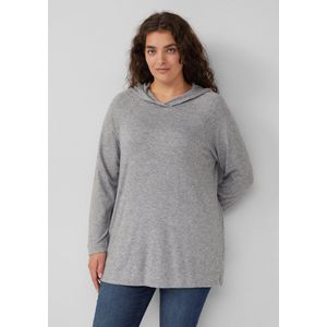 T-shirt - Gezellige Top - Lange Mouwen - Zacht - Gevlekte Stretchjersey
