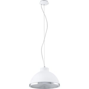 EGLO Debed - Hanglamp - 1 Lichts - Wit, Chroom - Helder