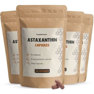 Astaxanthine - Capsules 8 mg - Vegan - Natuurlijk - Duurzaam geproduceerd