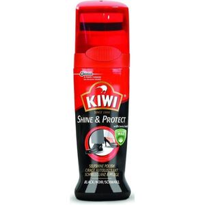 Kiwi Schoensmeer Shine & protect zwart 75ml
