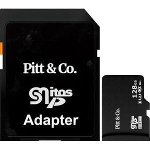 Geheugenkaart 128GB Micro - SD kaart U3 A2 Class 10 – 160MB/s Lezen, 90MB/s Schrijven – Inclusief Adapter – Zwart