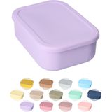 Flex - Buigbare Siliconen Bentobox - Lavendel - Diepvriesbakjes - BPA-vrij