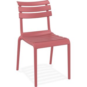 Alterego - CHALA - Tuin stoel - Rood - 50x59x84 cm