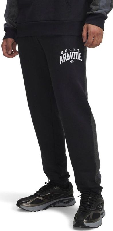 Under Armour - Rival Fleece Colorblock - Pantalon - Zwart - Voor Heren