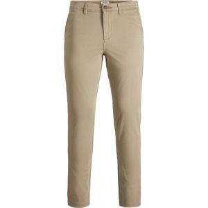 JACK & JONES Marco Bowie loose fit - heren chino - beige - Maat: 27/32