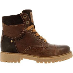 Bullboxer All518 Veterboots - Laarzen Met Veters - Jongens - Bruin - Maat 37