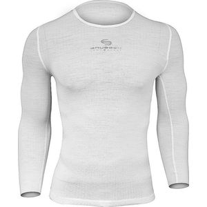 Brubeck Sportondergoed  Ondershirt / Baselayer met 3D Technology -Lange Mouw-wit-S