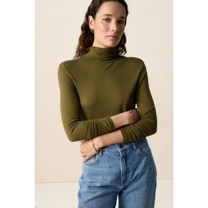 Sissy-Boy - Coltrui - Donkergroen - Lange Mouwen - Regular Fit