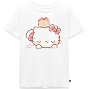 Hello Kitty Met Teddy Op Haar Rug Premium T Shirt Kinderen