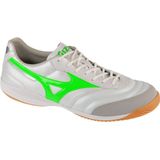 Mizuno - MORELIA SALA PRO IN - Korfbalschoenen - Wit/neon green/galaxy silver