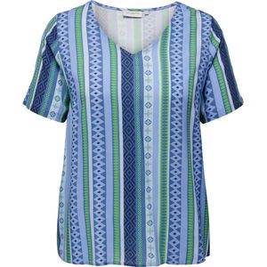 Only Carmakoma, Dames, Tops, Veelkleurig, Maat: XL Viscose,