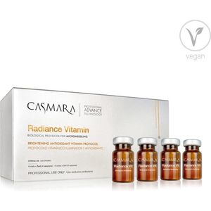 Casmara Radiance Vitamine / Revitaliserende vitamineampullen voor microneedling 4 stuks.