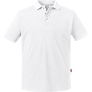 Russell - Pure Organic Polo - Wit - 100% Biologisch Katoen - XXL