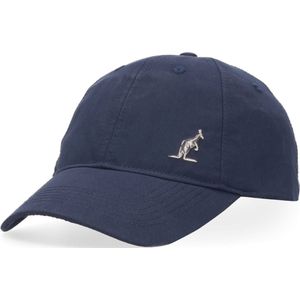 Australian cap met zilveren logo blauw