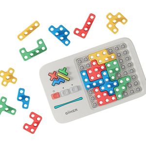 Super Blocks Patroon Matching Puzzelspellen - Origineel 1000+ Uitdagingen Brain Teaser Speelgoed voor kinderen en tieners - Verjaardagscadeaus voor jongens en meisjes - Reisspellen voor roadtrips