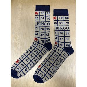 SOKn. Trendy sokken *BINGO* maat 40-46 (ook leuk om kado te geven!)