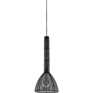 Light & Living - Hanglamp Tartu - 14x14x60 - Zwart