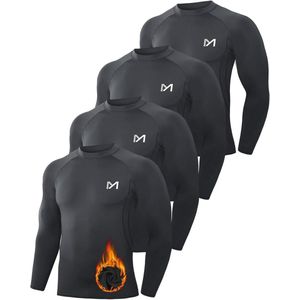 Thermo Ondergoed Heren - Ademend Compressieshirt voor Sport en Fitness