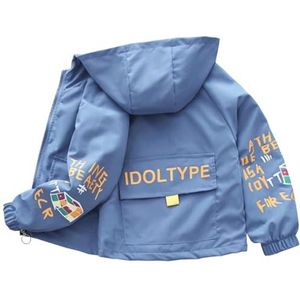 Modieuze Jongensjas met Capuchon - Winddichte Trenchcoat voor Lente en Herfst