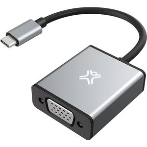 XtremeMac USB-C naar VGA adapter - 1920 x 1080p - 60 Hz - Full HD - Grijs