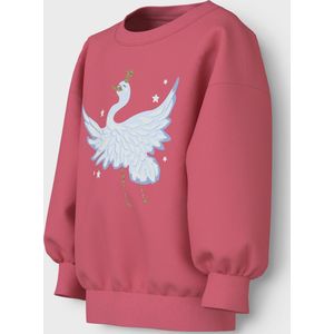 NAME IT - NMFVALONA LS LONG RLX SWEAT UNB - Sweatshirt - Meisjes