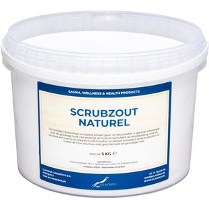 Scrubzout Naturel 5 KG - Hydraterende Lichaamsscrub