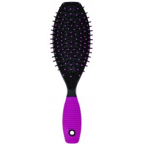 Inter Vion Haarborstel Medium met rubberen handvat