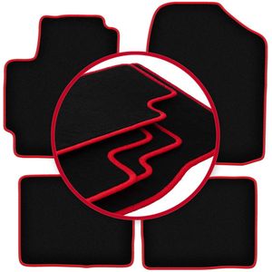 CARLUX-RED automatten voor: Daihatsu Sirion III M300 hatchback (2004-2010)