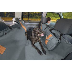 Kurgo Wander - Hondenhangmat voor in de auto - In Beige, Grijs en Zwart - Waterbestendig - Grijs