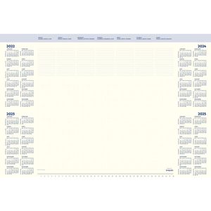 Brepols Kalender 2022 â€¢ Bureau onderlegger â€¢ 35 vel + karton â€¢ overzicht 4 jaarplanning â€¢ 41,2 x 59 cm