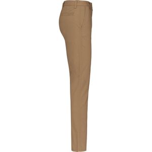 Broek Dames 34 NL (36 FR) Kariban Camel 98% Katoen, 2% Elasthan