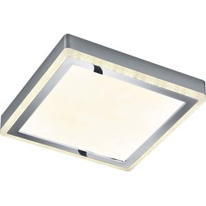 LED Plafondlamp - Plafondverlichting - Torna Slodan - 20W - Aanpasbare Kleur - Afstandsbediening - Dimbaar - Vierkant - Mat Wit - Kunststof
