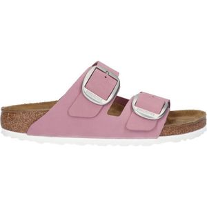 Birkenstock Arizona nubuck Big Buckle roze narrow sandalen dames (1022161)