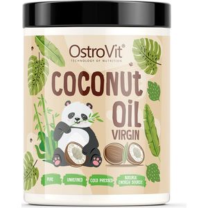 Kokosolie - Extra Vierge Kokosolie - 900 g - Coconut Oil Virgin - OstroVit - 100% natural coconut oil | Geen toegevoegde suiker, zout of onnodige ingrediënten.