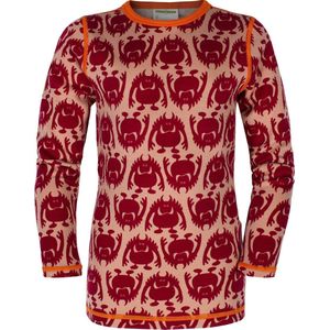 Monster thermo shirt merino wol - chili