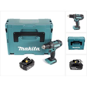 Makita DDF 482 T1J accuboormachine 18 V 62 Nm + 1x oplaadbare accu 5.0 Ah + Makpac - zonder oplader