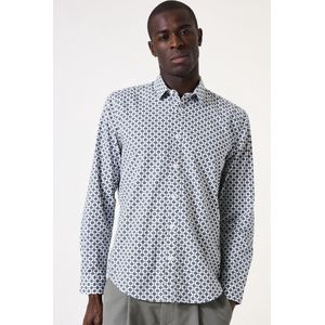 GARCIA - Overhemd - Wit - Regular Fit - 100% Katoen