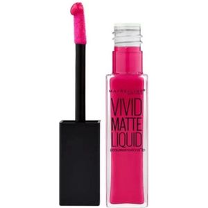 Maybelline Vivid Matte Liquid - 30 Fuchsia Ecstacy - Roze - Lippenstift