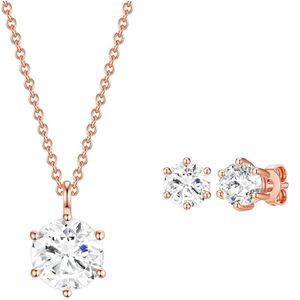 Rafaela - Classics - Sieraden Set - Roségoud - Sterling Zilver - Inclusief Oorbellen en Ketting