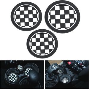 3 stuks auto bekerhouder en onderzetters - Antislip auto accessoires voor vrouwen