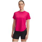 Under Armour - Launch Elite - T-shirt - Roze - Korte Mouwen
