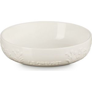 Le Creuset Diep Bord 18cm Jardin Collectie Meringue