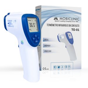 Mobiclinic - Infrarood thermometer - Zonder contact - Blauw - TO-01